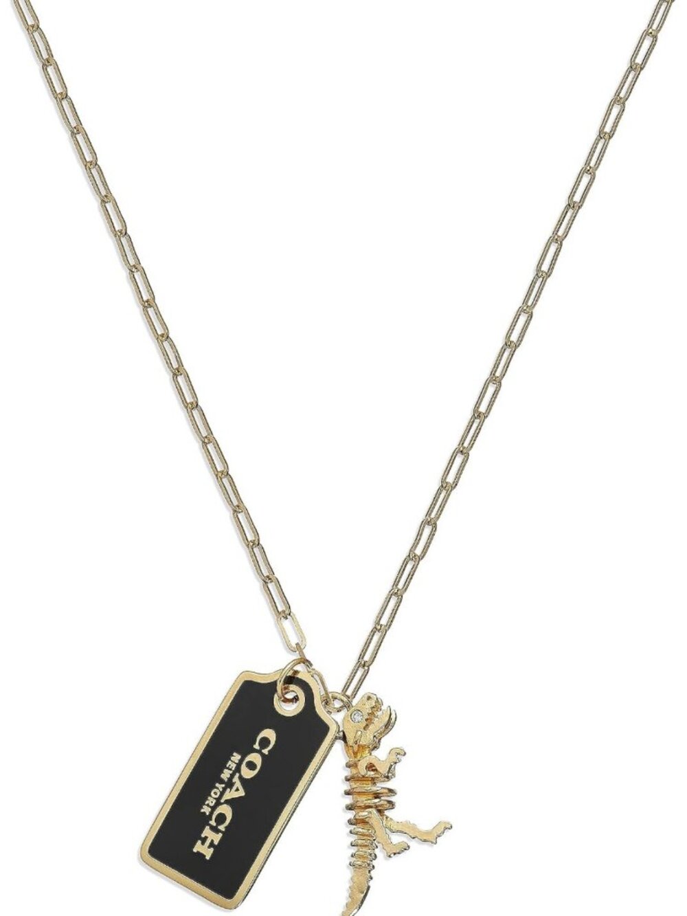 Chic Short Pendant Necklace with Hangtag Detail - Stylish Accessory for Any